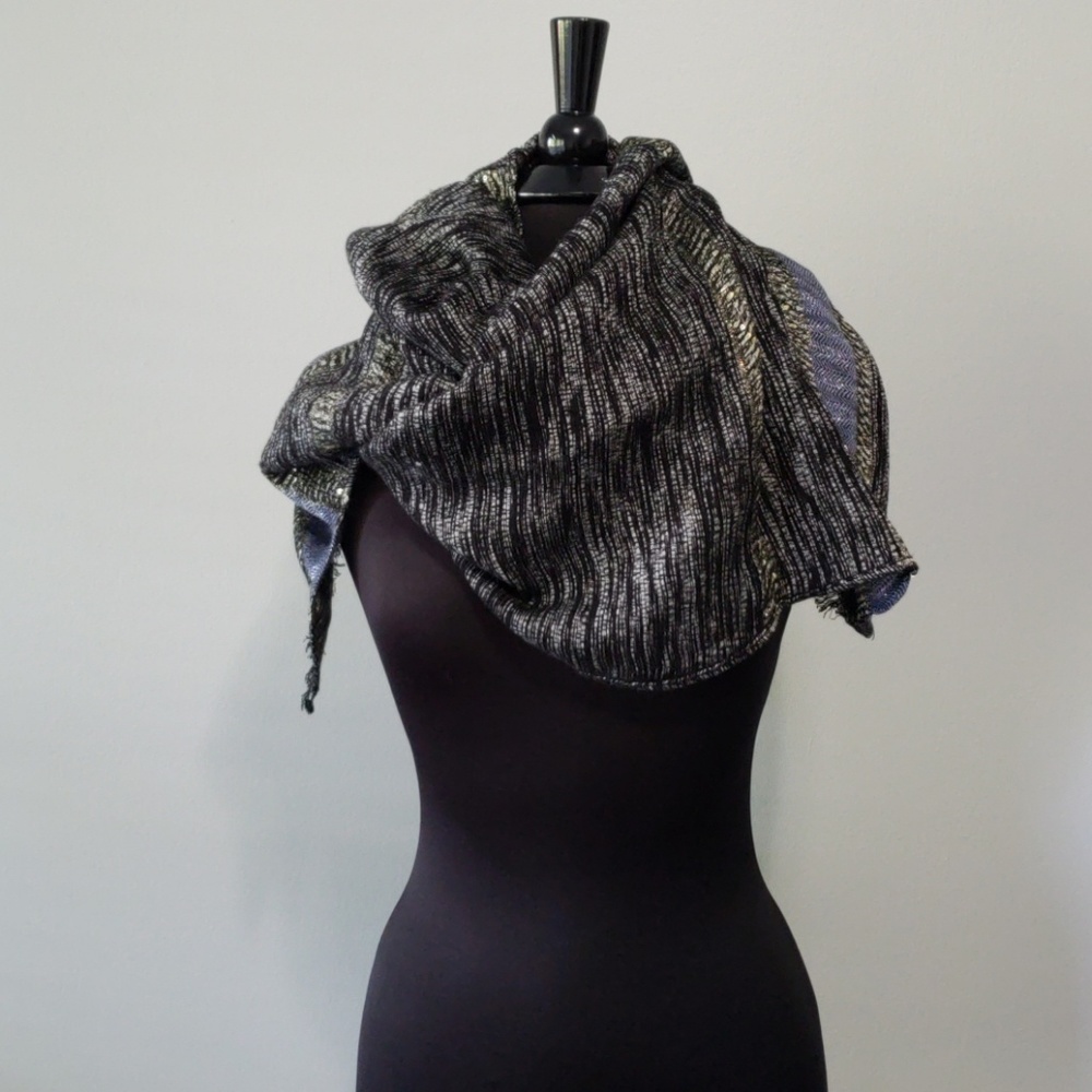 NWOT Ann Taylor Black Scarf